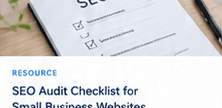 SEO audit checklist document for small business websites